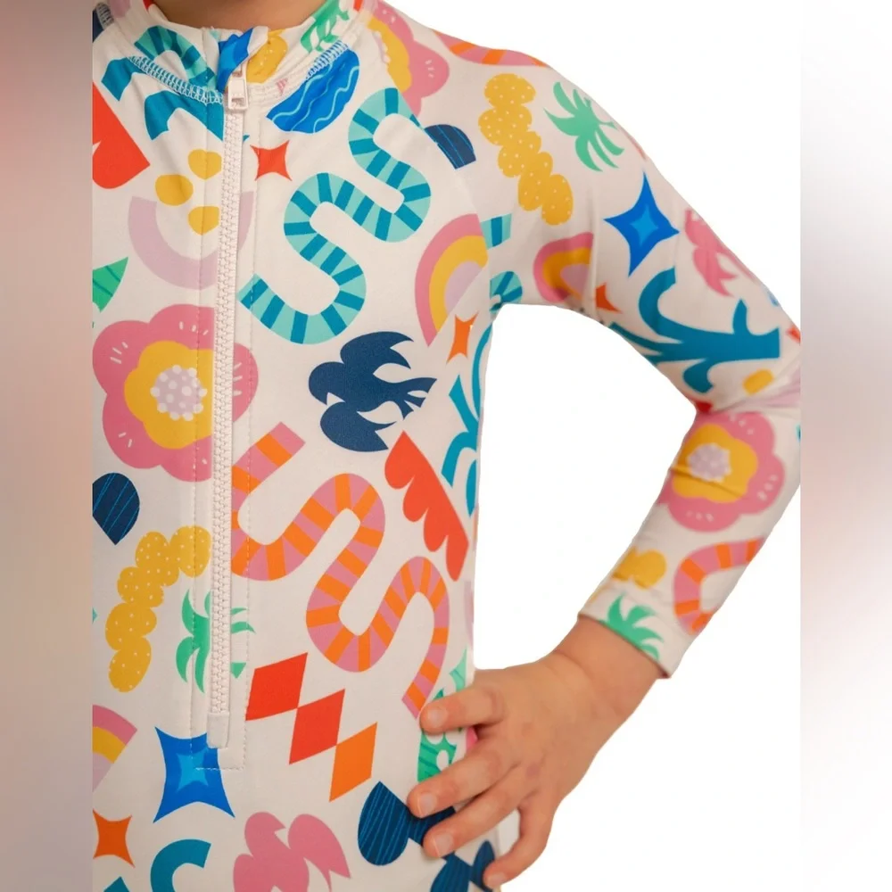 Lake Label Longsleeve Girl’s Bathing‎ Suit